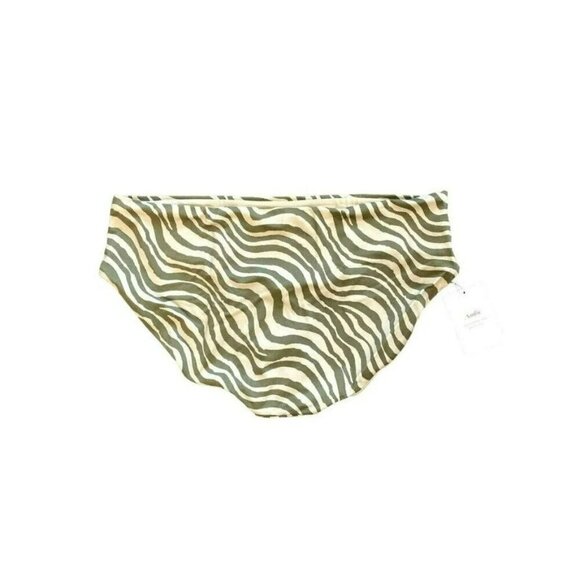 Andie Swim The Hipster Bottom Olive Stripe Size Small NWT - Picture 4 of 6